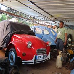 2CV chez Mamy Jean